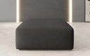 Beistellhocker 80 cm Snug aus Stoff