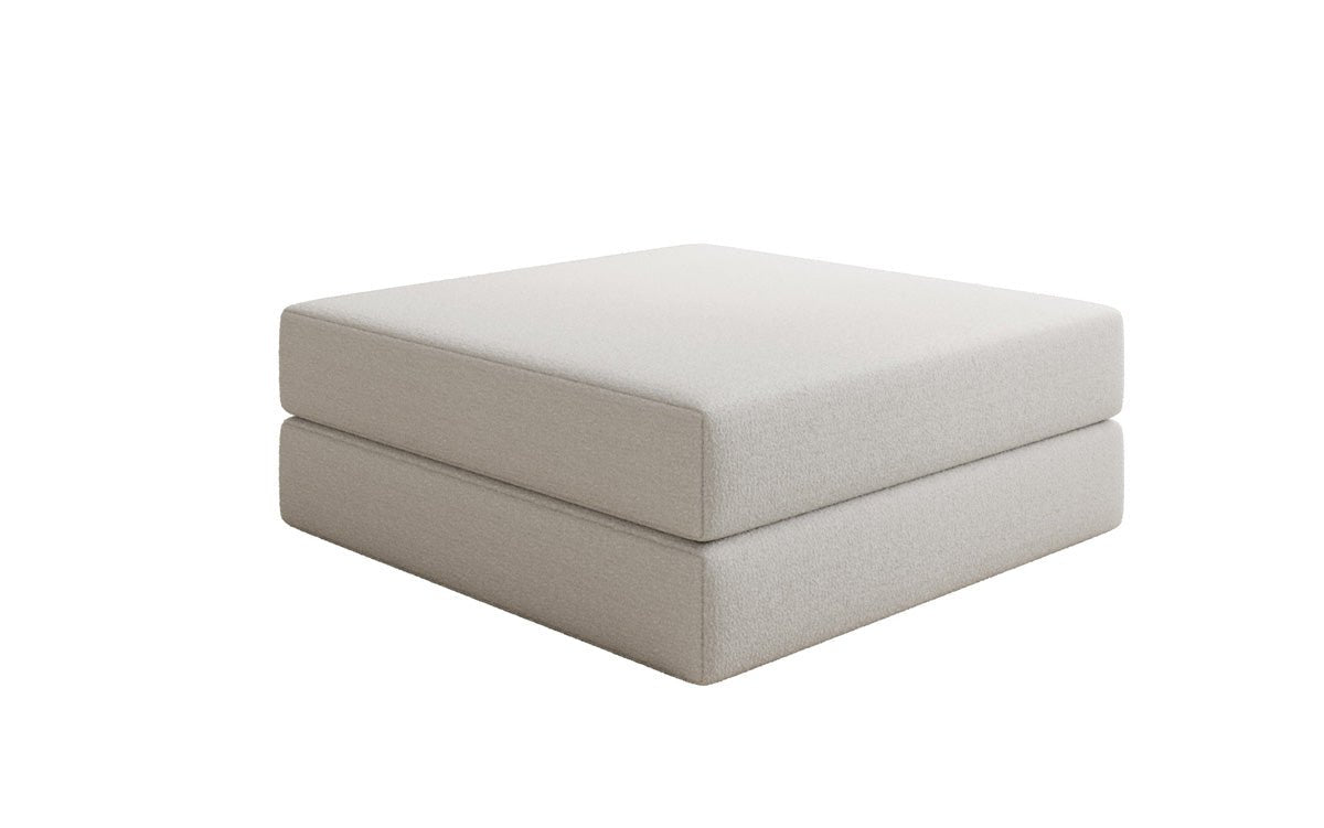 Beistellhocker Lazy in Bouclé