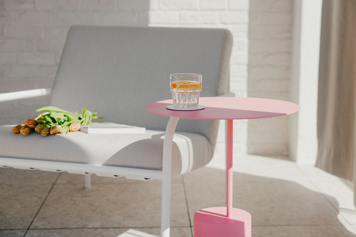 Couchtisch/Beistelltisch Ciro – Edelstahl-Design für Indoor & Outdoor