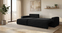 Designer Ecksofa Noma mit Schlaf- und Klappfunktion in Cord