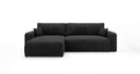 Designer Ecksofa Noma mit Schlaf- und Klappfunktion in Cord