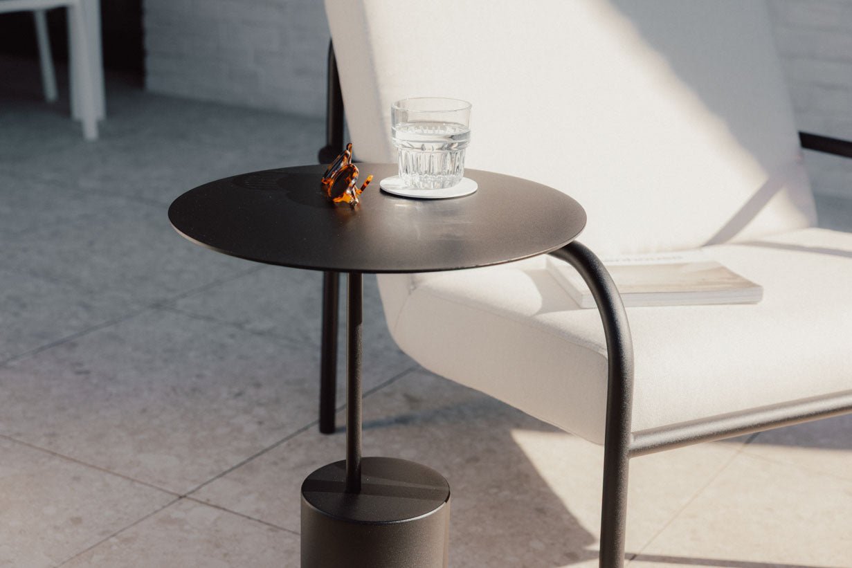 Couchtisch/Beistelltisch Ciro – Edelstahl-Design für Indoor & Outdoor