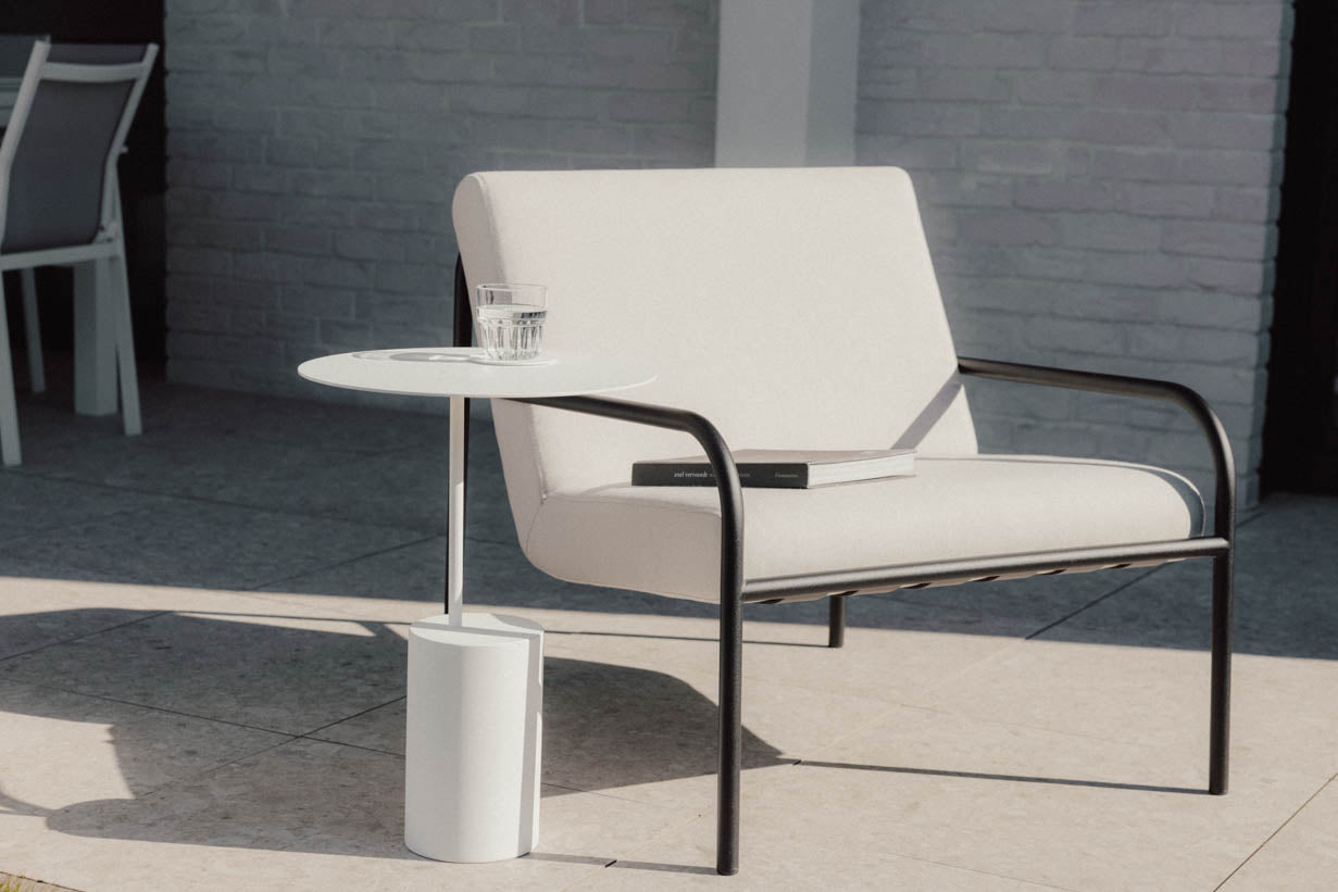 Couchtisch/Beistelltisch Ciro – Edelstahl-Design für Indoor & Outdoor