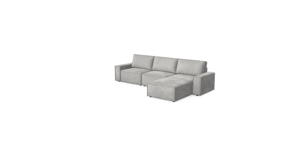 Modulares Sofa Domo - Konfiguriertes Sofa Ref: XF4WCR