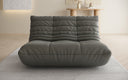 Designer 2 Sitzer Sofa Calmo in Echtleder