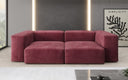 Designer 2 Sitzer Sofa Snug in Samt