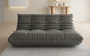 Designer 3 Sitzer Sofa Calmo in Echtleder