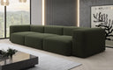 Designer 3 Sitzer Sofa Snug in Bouclé