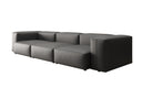 Designer 3 Sitzer Sofa Snug in Echtleder