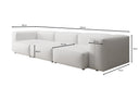 Designer 3 Sitzer Sofa Snug in Echtleder