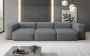 Designer 3 Sitzer Sofa Snug in Stoff
