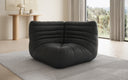 Designer Eckmodul Sofa-Sessel Calmo in Echtleder
