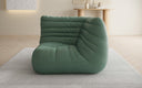 Designer Eckmodul Sofa-Sessel Calmo in Echtleder