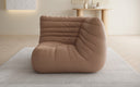 Designer Eckmodul Sofa-Sessel Calmo in Echtleder
