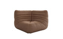 Designer Eckmodul Sofa-Sessel Calmo in Echtleder