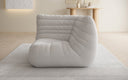 Designer Eckmodul Sofa-Sessel Calmo in Echtleder