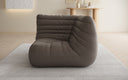 Designer Eckmodul Sofa-Sessel Calmo in Echtleder