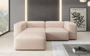 Designer Ecksofa Snug Mini in Echtleder