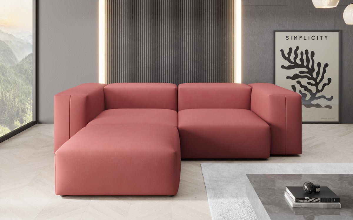 Designer L Sofa Snug Mini in Stoff