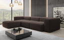 Designer Ecksofa Snug in Bouclé