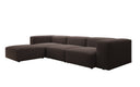 Designer Ecksofa Snug in Bouclé