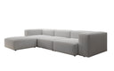 Designer Ecksofa Snug in Bouclé