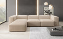 Designer Ecksofa Snug in Bouclé