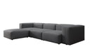Designer Ecksofa Snug in Stoff