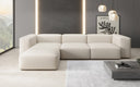 Designer Ecksofa Snug in Stoff