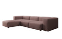 Designer Ecksofa Snug in Stoff