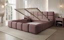 Designer Polsterbett Matilda Stoff mit Stauraum