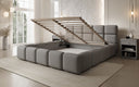 Designer Polsterbett Matilda Stoff mit Stauraum