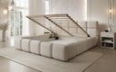 Designer Polsterbett Matilda Stoff mit Stauraum