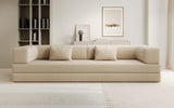 Designer Sofa Lazy 3 Sitzer XXL in Bouclé