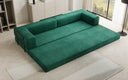 Designer Sofa Lazy 3 Sitzer XXL in Samt