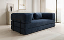 Designer Sofa Lazy 3 Sitzer in Samt