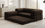 Designer Sofa Lazy L Mini in Bouclé