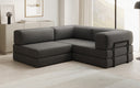 Designer Sofa Lazy L Mini in Bouclé