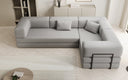 Designer Sofa Lazy L geschlossen in Bouclé