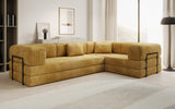 Designer Sofa Lazy L geschlossen in Cord