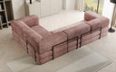 Designer Sofa Lazy L geschlossen in Cord