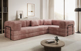 Designer Sofa Lazy L geschlossen in Cord