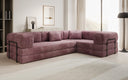 Designer Sofa Lazy L geschlossen in Cord