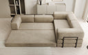 Designer Sofa Lazy L geschlossen in Samt