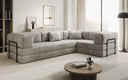 Designer Sofa Lazy L geschlossen in Samt