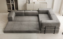 Designer Sofa Lazy L geschlossen in Samt