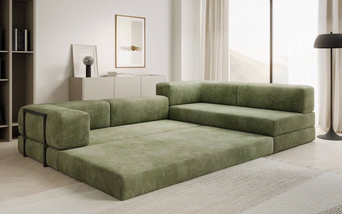 Designer Sofa Lazy L in Cord