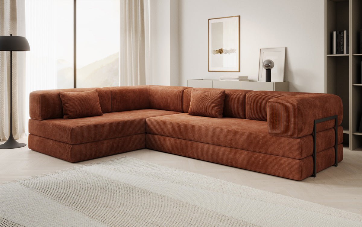 Designer Sofa Lazy L in Cord