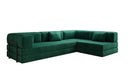 Designer Sofa Lazy L in Samt