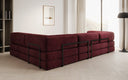Designer Sofa Lazy L in Samt